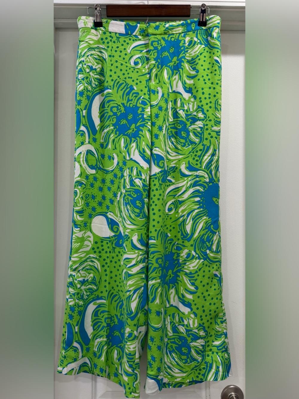 Lilly Pulitzer Bianca Wide Leg Palazzo Pants Size 8 Roar of the Jungle 🦁